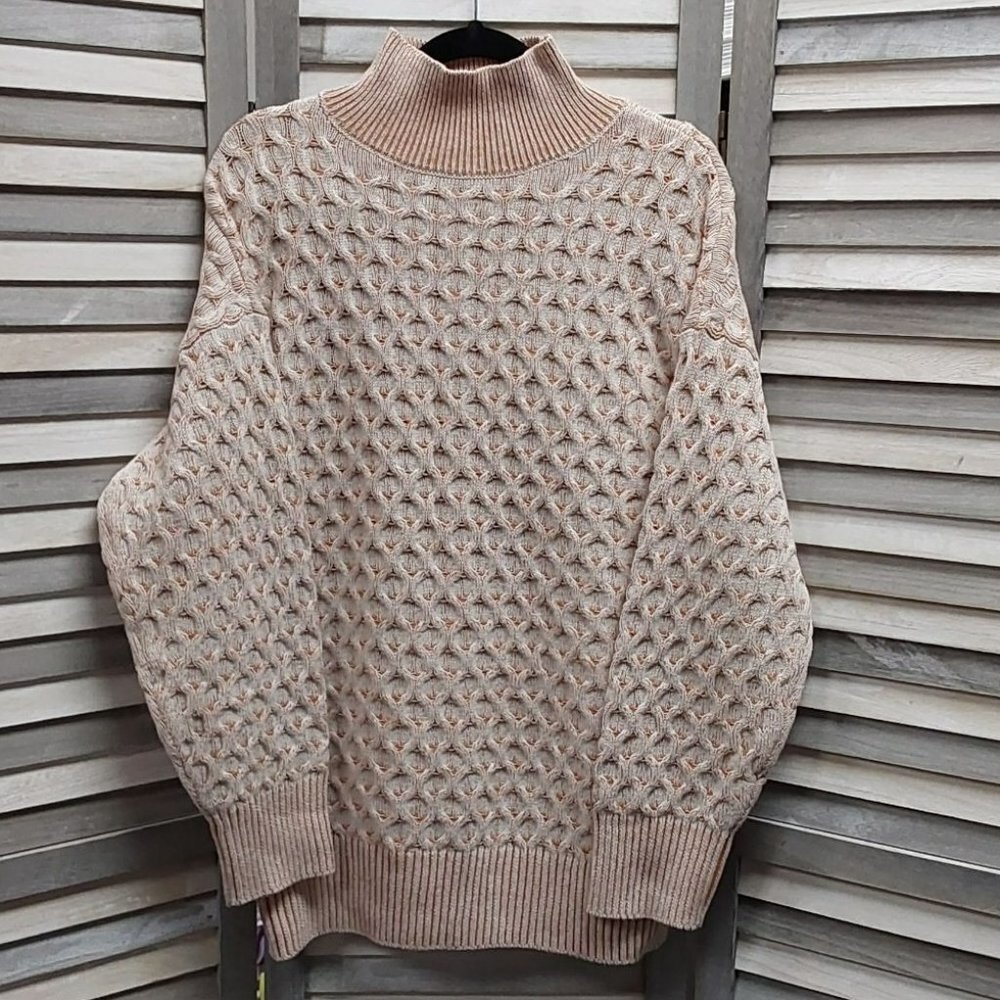 Women's Mock Turtleneck Sweater | Knox Rose | 1X